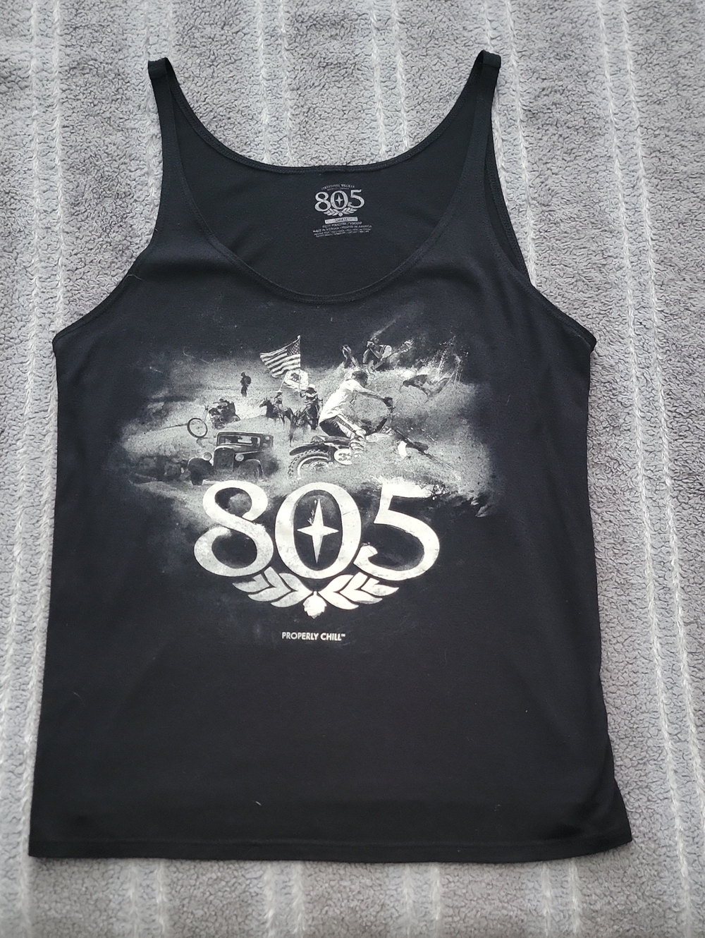 Women’s Firestone 805 Black Graphic Tank Top